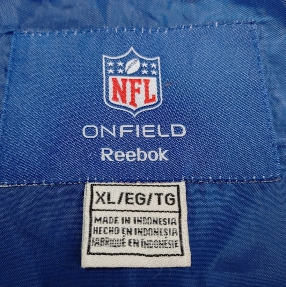 NFL Reebok Indianapolis Colts Men's Pullover Windbreaker Jacket Size XL